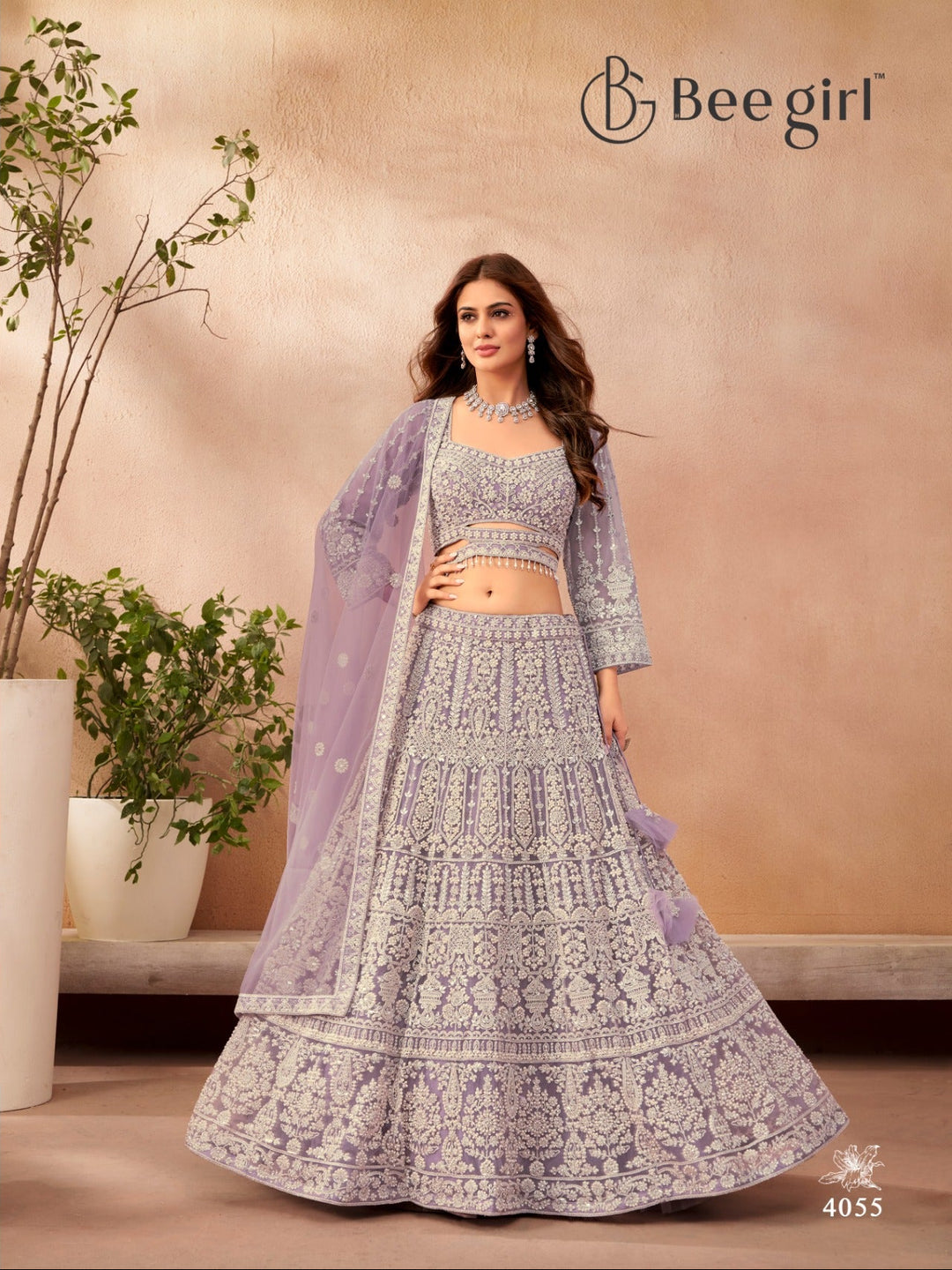 Ethnic Elegance in Lavender