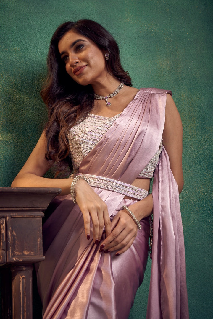 Blush Bloom Luxe Saree