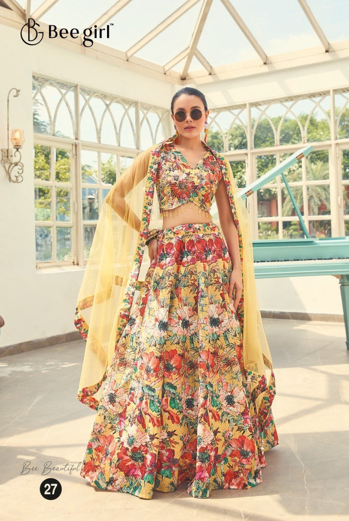 Floral Fusion Lehenga Choli