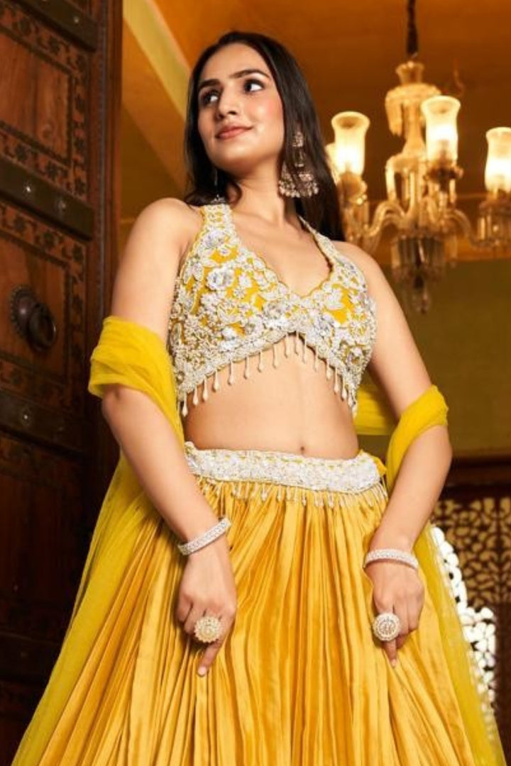 Sunshine Elegance in Lehenga with Choli
