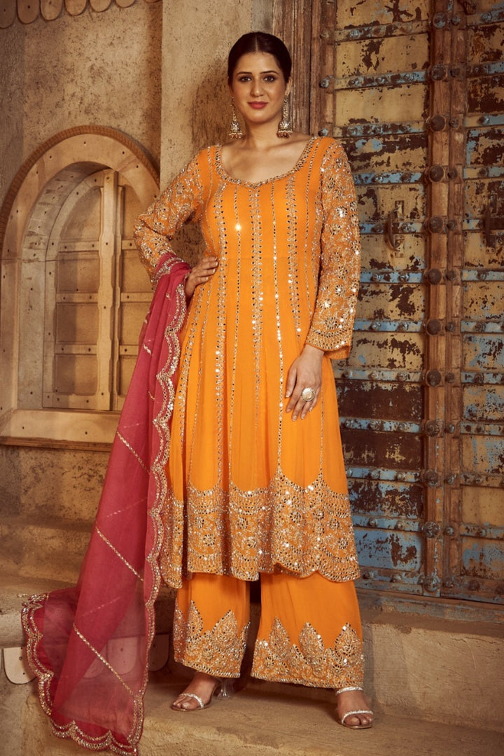 Radiant Elegance in Plazo Set