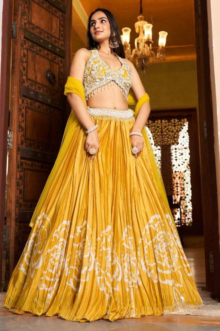 Sunshine Elegance in Lehenga with Choli