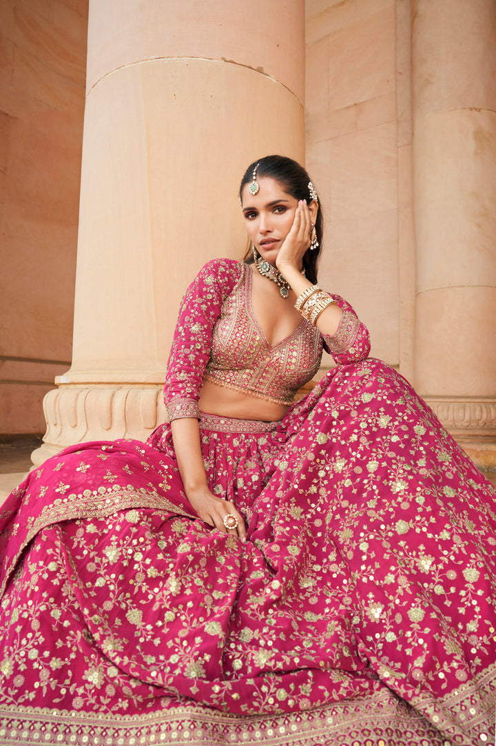 Regal Embroidered Lehenga Set
