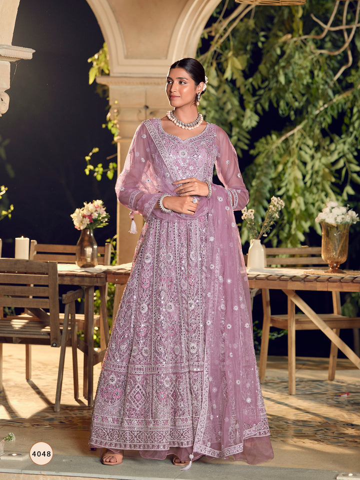 Rosé Reverie - Party Perfect Indo-Western Gown
