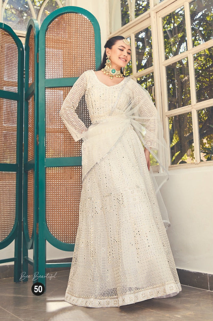 Diamond Dust Mirror Lehenga Ensemble