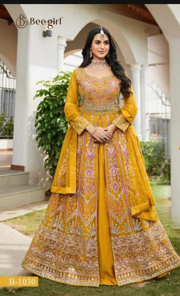 Luxe Legacy – Embroidered Indo-Western Gown