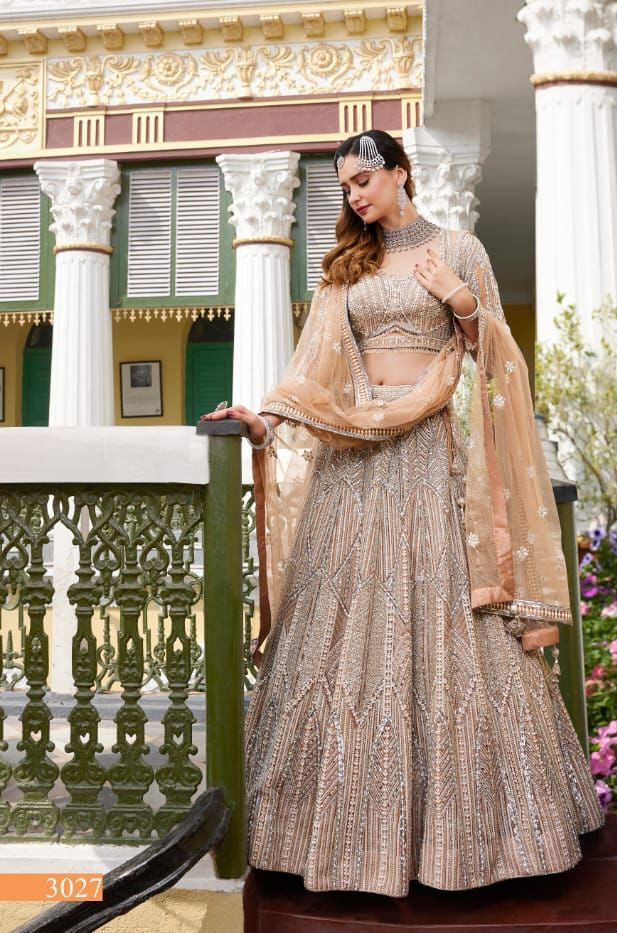 Golden Empress – Luxe Hand-Embroidered Lehenga Set