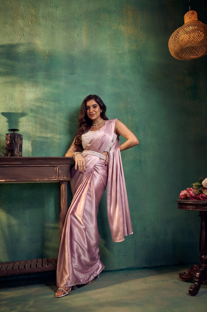 Blush Bloom Luxe Saree