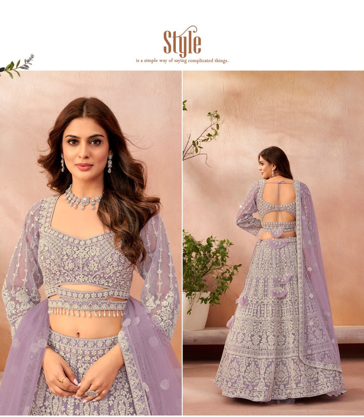 Ethnic Elegance in Lavender
