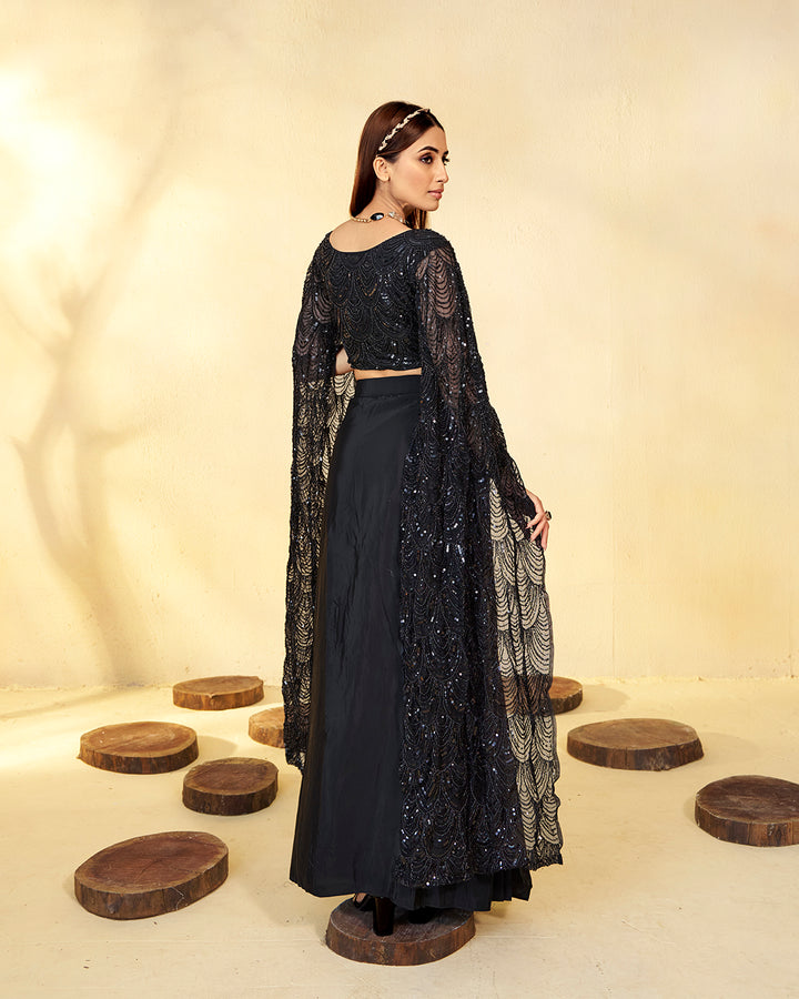 Midnight Bloom Two-Piece Set