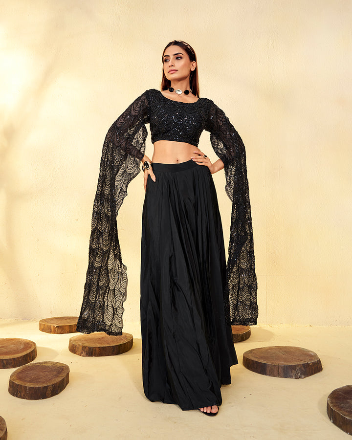 Midnight Bloom Two-Piece Set