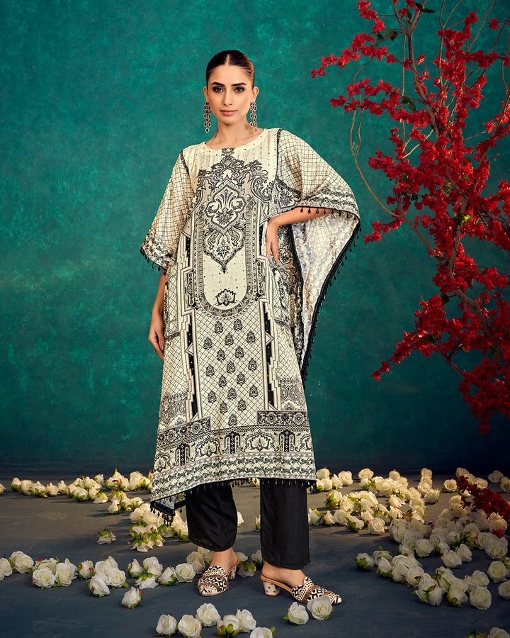 Monochrome Muse Kaftan