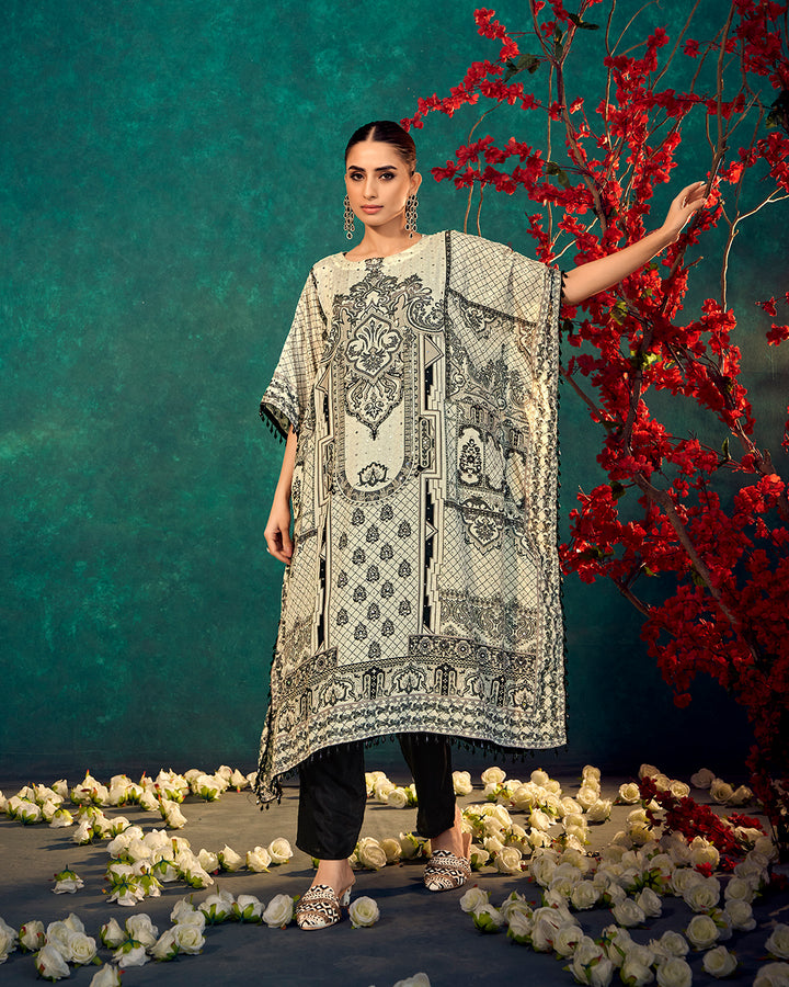 Monochrome Muse Kaftan