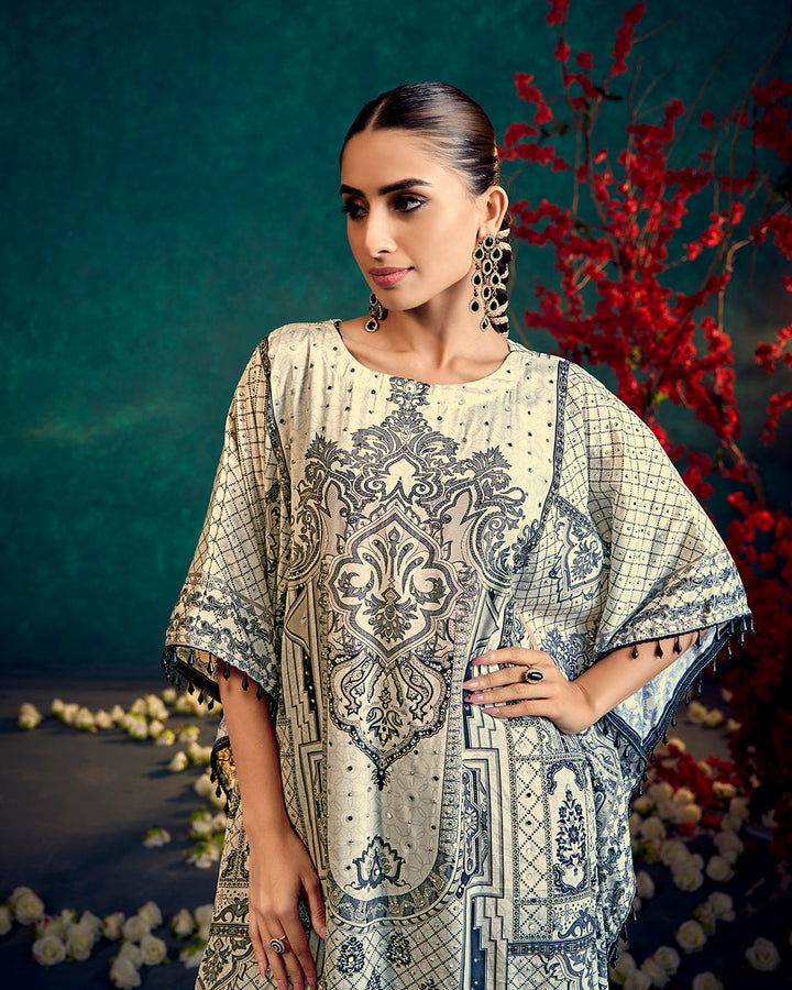 Monochrome Muse Kaftan